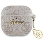 TV, Audio-Video si Foto - Portabile audio - Casti audio - Husa pentru Apple AirPods 4 - Guess 4G Charm Collection (GUA4G4GSMP) - Pink - Infinity.ro