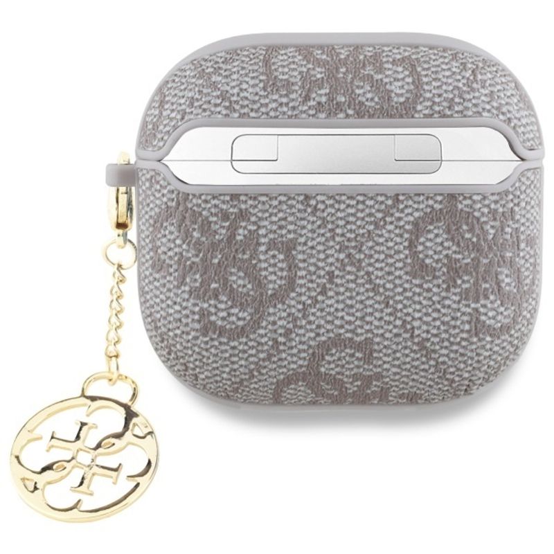 TV, Audio-Video si Foto - Portabile audio - Casti audio - Husa pentru Apple AirPods 4 - Guess 4G Charm Collection (GUA4G4GSMP) - Pink - Infinity.ro