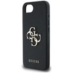Laptop, Telefoane si Tablete - Tablete si accesorii tablete - Accesorii Tablete - Huse tablete - Husa pentru iPhone 16e - Guess Hardcase 4G Grained Big and Classic Logo (GUHCPSE4PGT4MBK) - Black - Infinity.ro