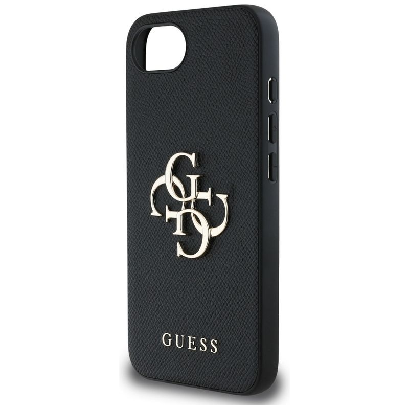 Laptop, Telefoane si Tablete - Tablete si accesorii tablete - Accesorii Tablete - Huse tablete - Husa pentru iPhone 16e - Guess Hardcase 4G Grained Big and Classic Logo (GUHCPSE4PGT4MBK) - Black - Infinity.ro