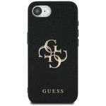 Laptop, Telefoane si Tablete - Tablete si accesorii tablete - Accesorii Tablete - Huse tablete - Husa pentru iPhone 16e - Guess Hardcase 4G Grained Big and Classic Logo (GUHCPSE4PGT4MBK) - Black - Infinity.ro