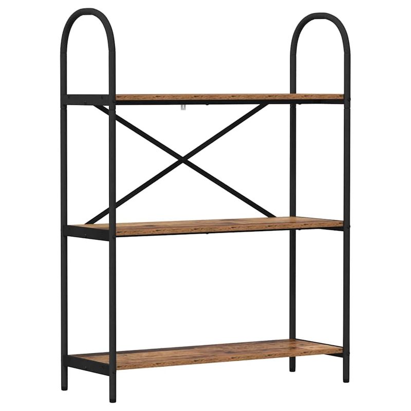Casa si Gradina - Mobilier - Biblioteci si rafturi - Biblioteci - Raft pentru carti Lemn vechi 80 x 30 x 109 cm Lemn compozit - Infinity.ro