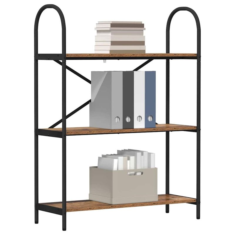 Casa si Gradina - Mobilier - Biblioteci si rafturi - Biblioteci - Raft pentru carti Lemn vechi 80 x 30 x 109 cm Lemn compozit - Infinity.ro