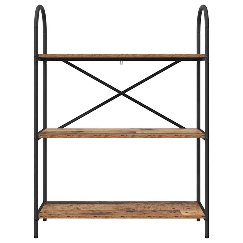 Casa si Gradina - Mobilier - Biblioteci si rafturi - Biblioteci - Raft pentru carti Lemn vechi 80 x 30 x 109 cm Lemn compozit - Infinity.ro