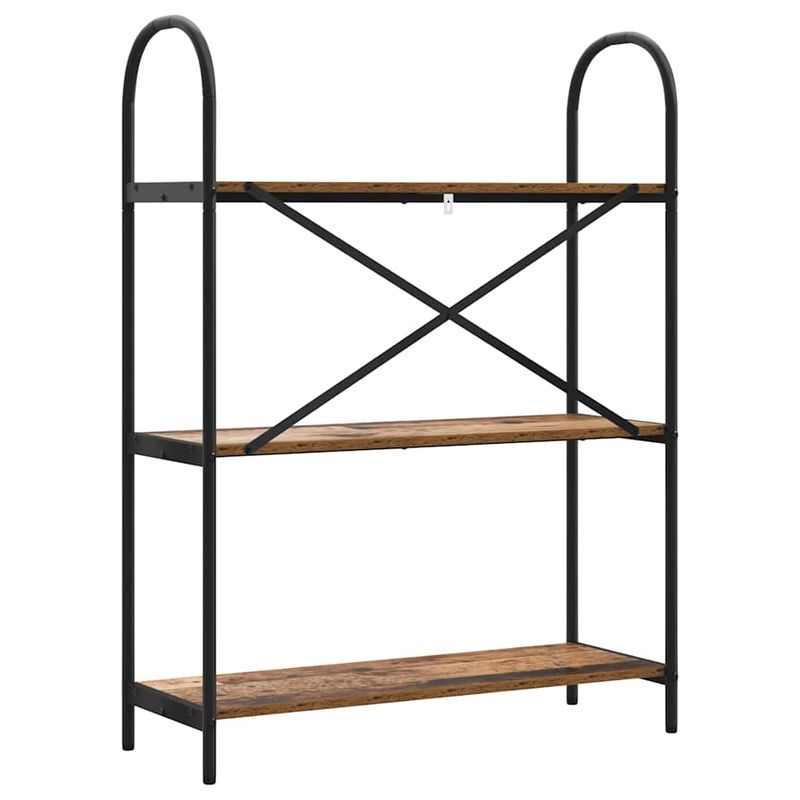 Casa si Gradina - Mobilier - Biblioteci si rafturi - Biblioteci - Raft pentru carti Lemn vechi 80 x 30 x 109 cm Lemn compozit - Infinity.ro