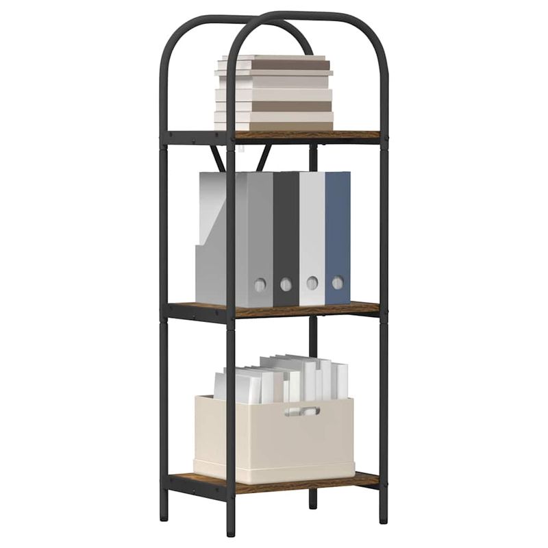 Casa si Gradina - Mobilier - Biblioteci si rafturi - Biblioteci - Raft pentru carti Stejar afumat 40 x 30 x 109 cm Lemn compozit - Infinity.ro