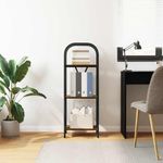 Casa si Gradina - Mobilier - Biblioteci si rafturi - Biblioteci - Raft pentru carti Stejar afumat 40 x 30 x 109 cm Lemn compozit - Infinity.ro