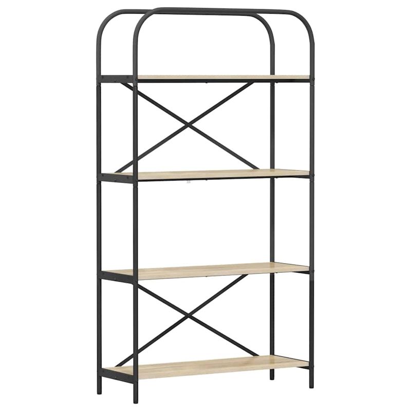 Casa si Gradina - Mobilier - Biblioteci si rafturi - Biblioteci - Raft pentru carti Stejar sonoma 80 x 30 x 146 cm Lemn compozit - Infinity.ro