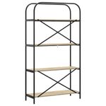 Casa si Gradina - Mobilier - Biblioteci si rafturi - Biblioteci - Raft pentru carti Stejar sonoma 80 x 30 x 146 cm Lemn compozit - Infinity.ro