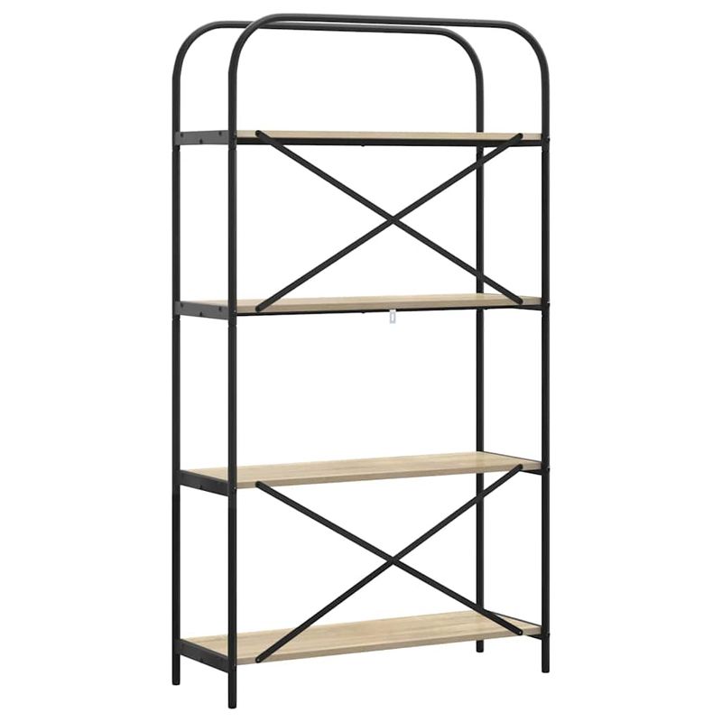 Casa si Gradina - Mobilier - Biblioteci si rafturi - Biblioteci - Raft pentru carti Stejar sonoma 80 x 30 x 146 cm Lemn compozit - Infinity.ro