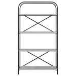 Casa si Gradina - Mobilier - Biblioteci si rafturi - Biblioteci - Raft pentru carti sonoma gri 80 x 30 x 146 cm Lemn compozit - Infinity.ro