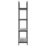 Casa si Gradina - Mobilier - Biblioteci si rafturi - Biblioteci - Raft pentru carti sonoma gri 80 x 30 x 146 cm Lemn compozit - Infinity.ro