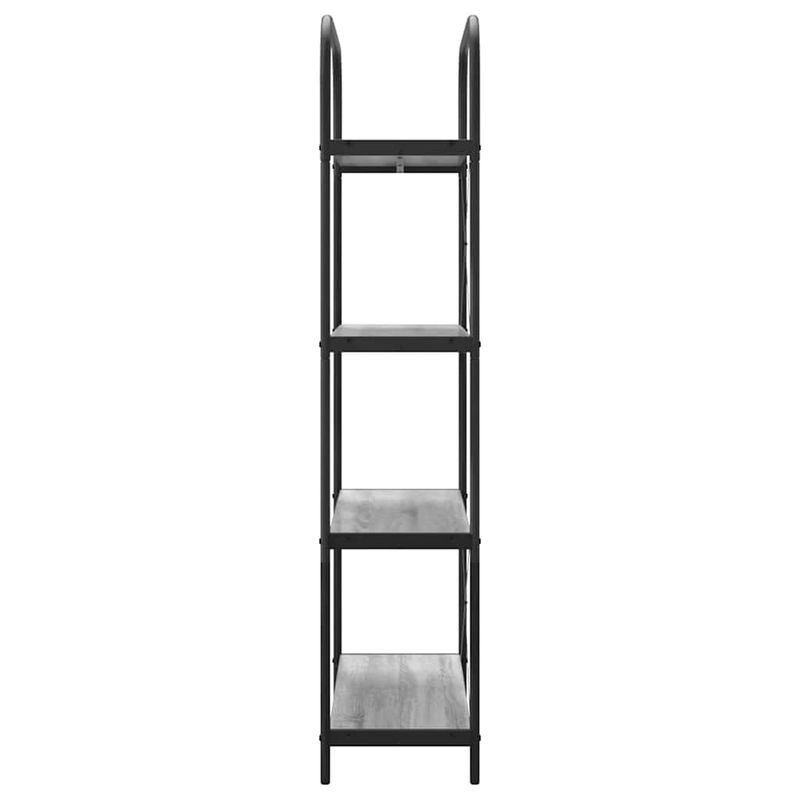 Casa si Gradina - Mobilier - Biblioteci si rafturi - Biblioteci - Raft pentru carti sonoma gri 80 x 30 x 146 cm Lemn compozit - Infinity.ro