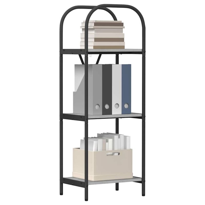 Casa si Gradina - Mobilier - Biblioteci si rafturi - Biblioteci - Raft pentru carti sonoma gri 40 x 30 x 109 cm Lemn compozit - Infinity.ro