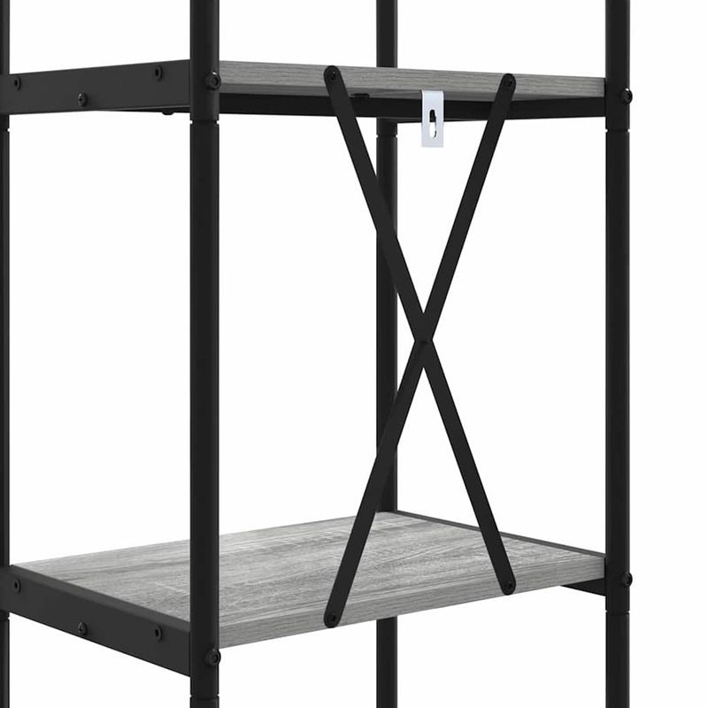 Casa si Gradina - Mobilier - Biblioteci si rafturi - Biblioteci - Raft pentru carti sonoma gri 40 x 30 x 109 cm Lemn compozit - Infinity.ro