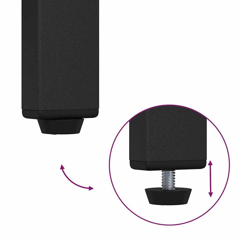 Casa si Gradina - Mobilier - Organizare si depozitare - Cuiere - Racator de paltoane Stejar negru 75 x 34 x 184 cm Lemn compozit - Infinity.ro