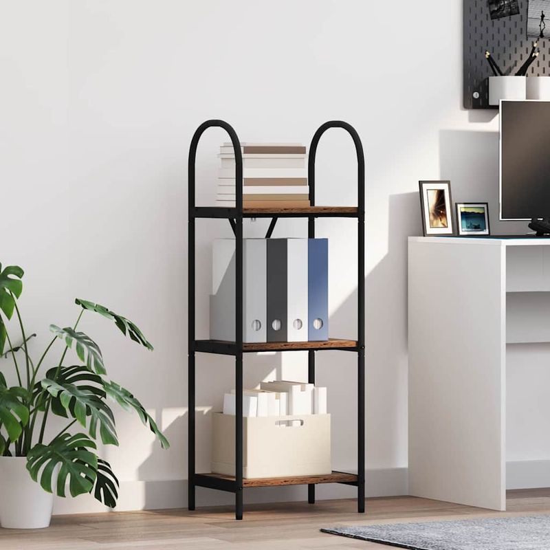 Casa si Gradina - Mobilier - Biblioteci si rafturi - Biblioteci - Raft pentru carti Lemn vechi 40 x 30 x 109 cm Lemn compozit - Infinity.ro