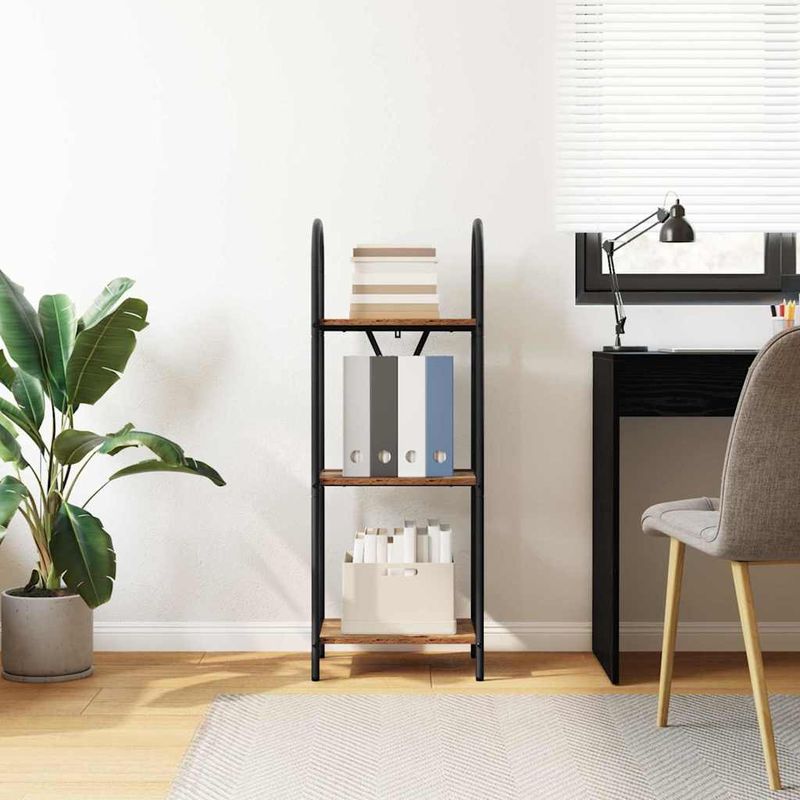 Casa si Gradina - Mobilier - Biblioteci si rafturi - Biblioteci - Raft pentru carti Lemn vechi 40 x 30 x 109 cm Lemn compozit - Infinity.ro