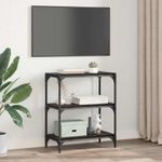 Casa si Gradina - Mobilier - Biblioteci si rafturi - Biblioteci - Dulap pentru carti Stejar negru 60 x 33 x 71 cm Lemn compozit - Infinity.ro