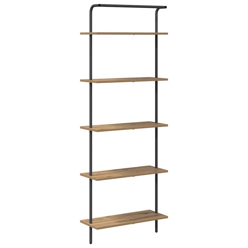 Casa si Gradina - Mobilier - Biblioteci si rafturi - Biblioteci - Raft pentru carti stejar artizanal 60 x 24 x 168 cm - Infinity.ro