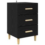 Casa si Gradina - Mobilier - Comode si corpuri - Noptiere - Noptiera Stejar negru 40 x 40 x 66 cm Lemn compozit - Infinity.ro