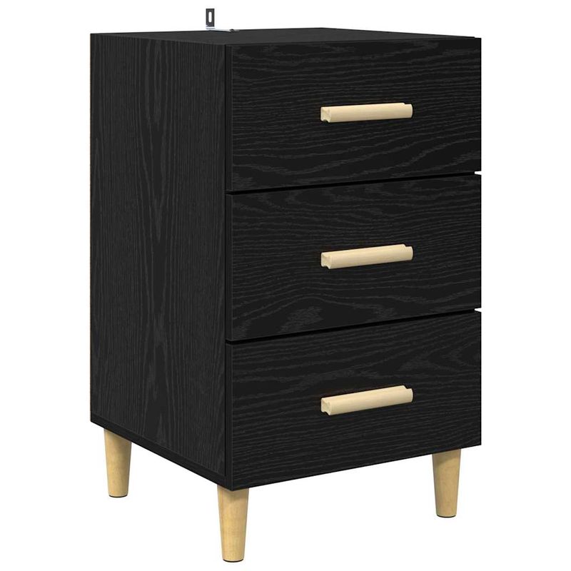 Casa si Gradina - Mobilier - Comode si corpuri - Noptiere - Noptiera Stejar negru 40 x 40 x 66 cm Lemn compozit - Infinity.ro