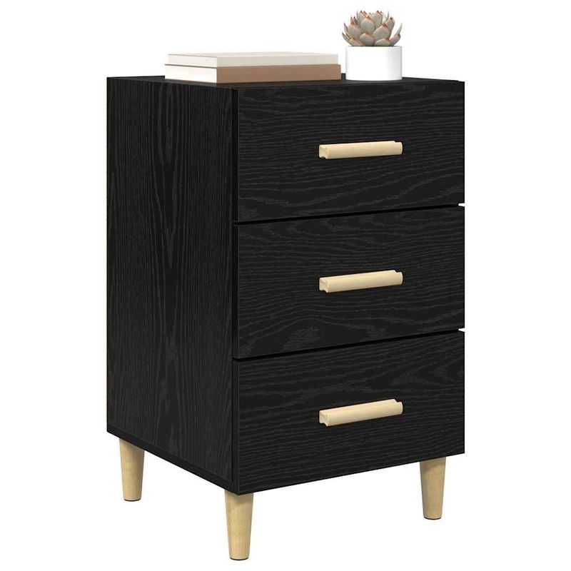 Casa si Gradina - Mobilier - Comode si corpuri - Noptiere - Noptiera Stejar negru 40 x 40 x 66 cm Lemn compozit - Infinity.ro