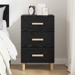 Casa si Gradina - Mobilier - Comode si corpuri - Noptiere - Noptiera Stejar negru 40 x 40 x 66 cm Lemn compozit - Infinity.ro