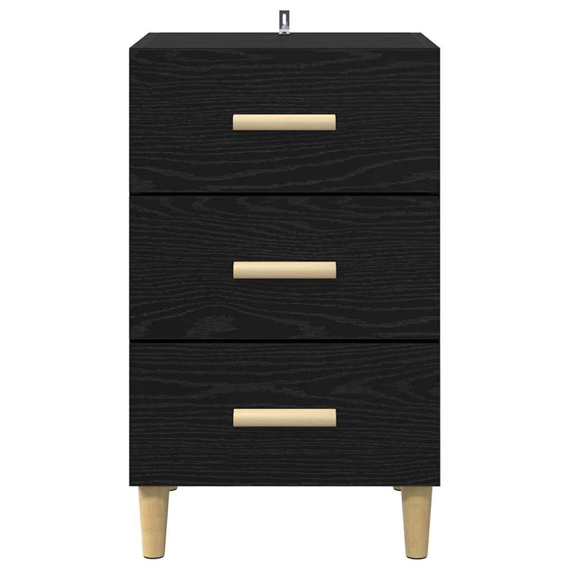 Casa si Gradina - Mobilier - Comode si corpuri - Noptiere - Noptiera Stejar negru 40 x 40 x 66 cm Lemn compozit - Infinity.ro