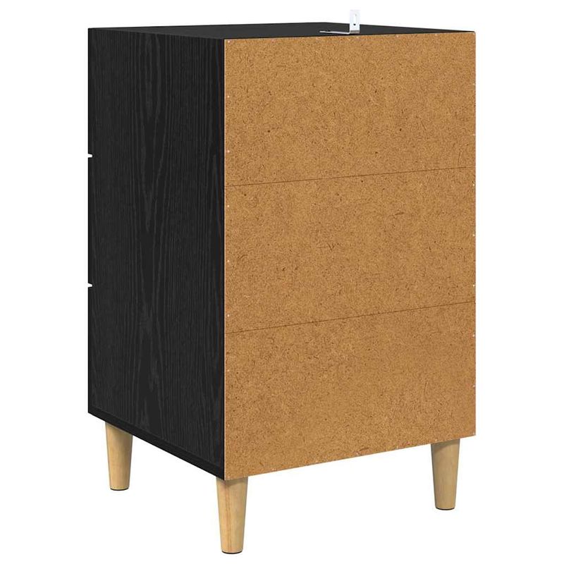 Casa si Gradina - Mobilier - Comode si corpuri - Noptiere - Noptiera Stejar negru 40 x 40 x 66 cm Lemn compozit - Infinity.ro