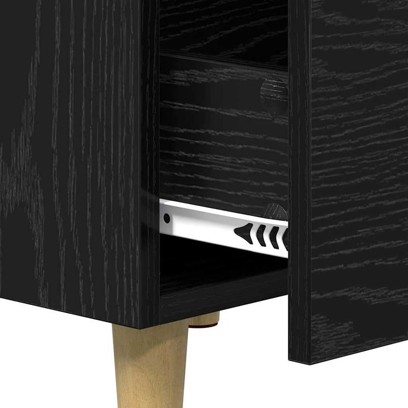 Casa si Gradina - Mobilier - Comode si corpuri - Noptiere - Noptiera Stejar negru 40 x 40 x 66 cm Lemn compozit - Infinity.ro