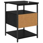 Casa si Gradina - Mobilier - Comode si corpuri - Noptiere - Noptiera cu sertar 2 pcs Stejar negru 40 x 42 x 56 cm - Infinity.ro