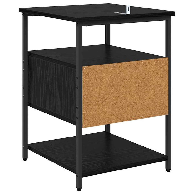 Casa si Gradina - Mobilier - Comode si corpuri - Noptiere - Noptiera cu sertar 2 pcs Stejar negru 40 x 42 x 56 cm - Infinity.ro