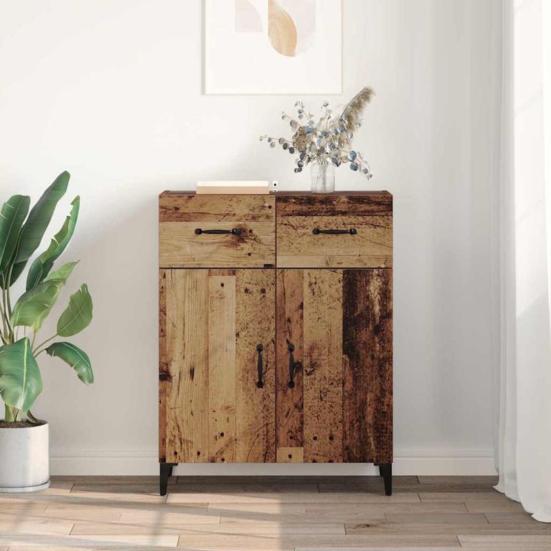 Casa si Gradina - Mobilier - Comode si corpuri - Comode - Bufet cu sertar Lemn vechi 34 x 69.5 x 90 cm Lemn compozit - Infinity.ro
