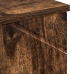 Casa si Gradina - Mobilier - Mobilier baie - Corpuri baie - Dulap de baie inalt cu usa Stejar afumat 30 x 35 x 192 cm - Infinity.ro