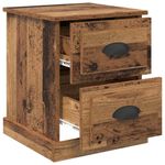 Casa si Gradina - Mobilier - Comode si corpuri - Noptiere - Noptiera Lemn vechi 39 x 39 x 47.5 cm Lemn compozit - Infinity.ro