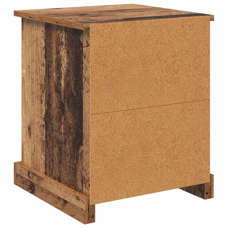 Casa si Gradina - Mobilier - Comode si corpuri - Noptiere - Noptiera Lemn vechi 39 x 39 x 47.5 cm Lemn compozit - Infinity.ro