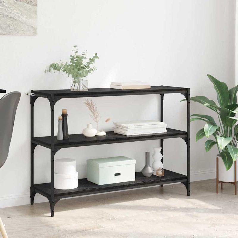 Casa si Gradina - Mobilier - Biblioteci si rafturi - Biblioteci - Dulap pentru carti Stejar negru 100 x 33 x 71 cm Lemn compozit - Infinity.ro