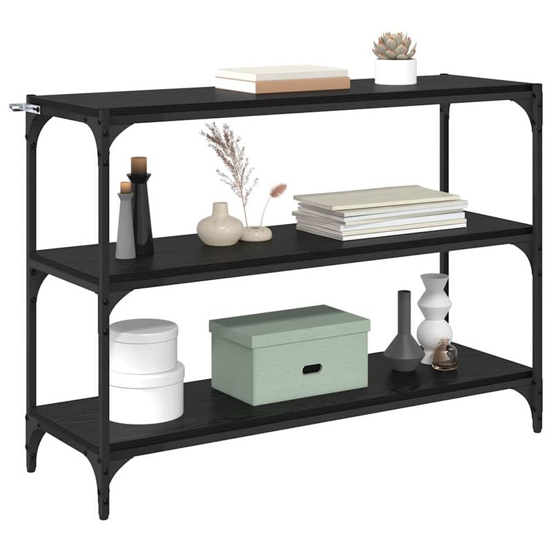 Casa si Gradina - Mobilier - Biblioteci si rafturi - Biblioteci - Dulap pentru carti Stejar negru 100 x 33 x 71 cm Lemn compozit - Infinity.ro