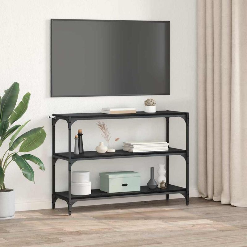 Casa si Gradina - Mobilier - Biblioteci si rafturi - Biblioteci - Dulap pentru carti Stejar negru 100 x 33 x 71 cm Lemn compozit - Infinity.ro