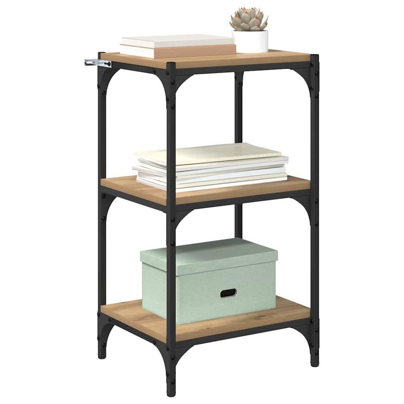 Casa si Gradina - Mobilier - Biblioteci si rafturi - Biblioteci - Dulap pentru carti stejar artizanal 40 x 33 x 71 cm - Infinity.ro