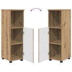 Casa si Gradina - Mobilier - Mobilier baie - Corpuri baie - Dulap de Baie stejar artizanal 30 x 35 x 95 cm Lemn compozit - Infinity.ro