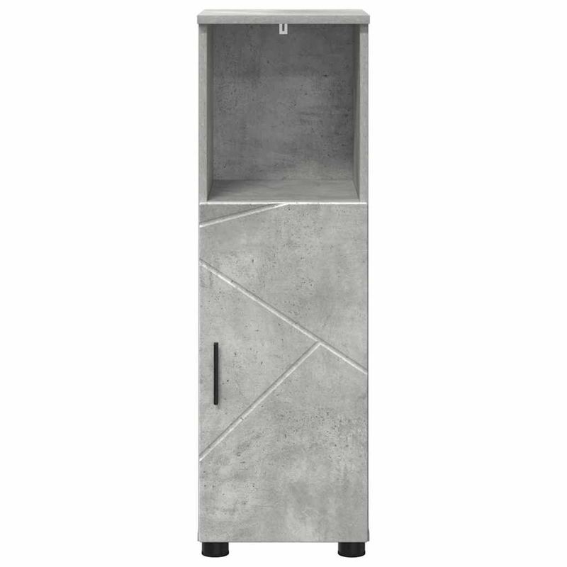 Casa si Gradina - Mobilier - Mobilier baie - Corpuri baie - Dulap de Baie cu raft Gri beton 30 x 35 x 95 cm Lemn compozit - Infinity.ro