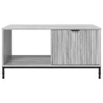 Casa si Gradina - Mobilier - Mese si birouri - Masute de cafea - Masa de cafea sonoma gri 90 x 49 x 46 cm Lemn compozit - Infinity.ro