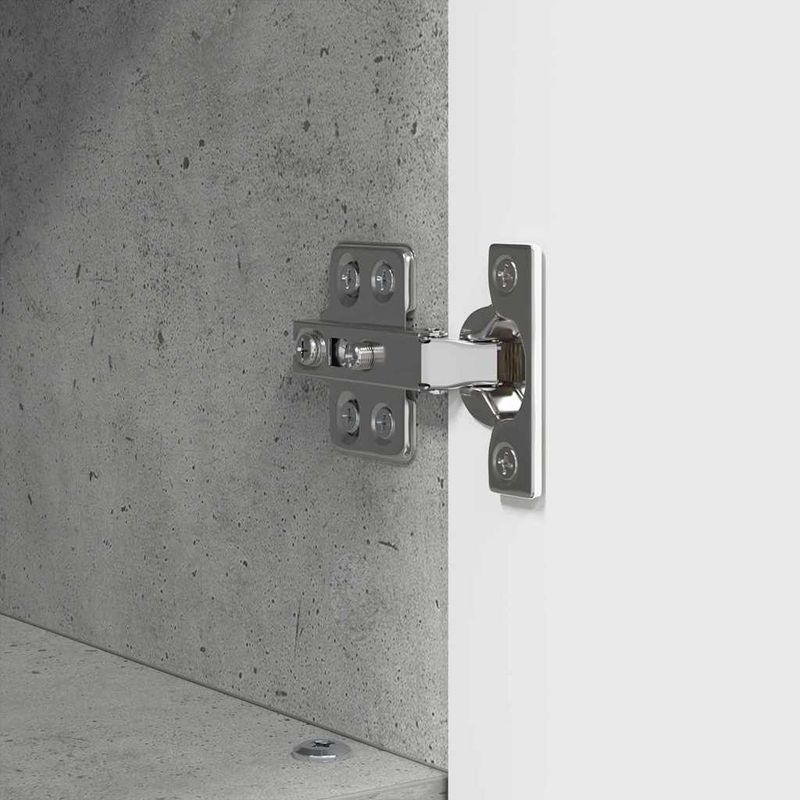 Casa si Gradina - Mobilier - Mobilier baie - Corpuri baie - Dulap de Baie cu raft Gri beton 30 x 35 x 95 cm Lemn compozit - Infinity.ro