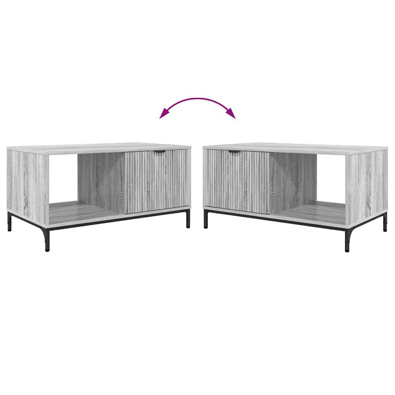 Casa si Gradina - Mobilier - Mese si birouri - Masute de cafea - Masa de cafea sonoma gri 90 x 49 x 46 cm Lemn compozit - Infinity.ro