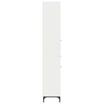 Casa si Gradina - Mobilier - Mobilier baie - Corpuri baie - Dulap de baie inalt cu usa Alb foarte lucios 31.5 x 33 x 190 cm - Infinity.ro