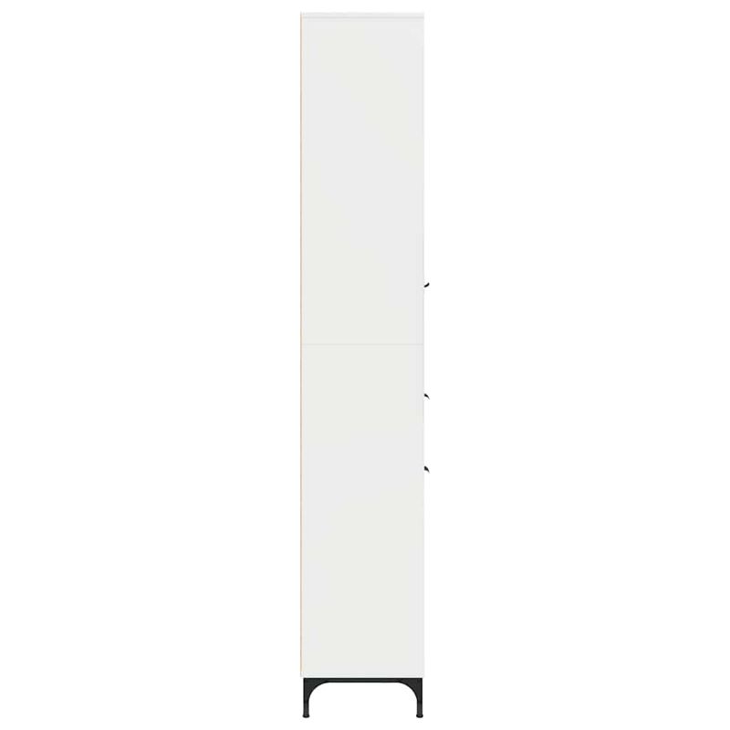 Casa si Gradina - Mobilier - Mobilier baie - Corpuri baie - Dulap de baie inalt cu usa Alb foarte lucios 31.5 x 33 x 190 cm - Infinity.ro