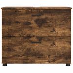 Casa si Gradina - Mobilier - Mobilier baie - Corpuri baie - Dulap de Baie Stejar afumat 76.5 x 35 x 64 cm Lemn compozit - Infinity.ro