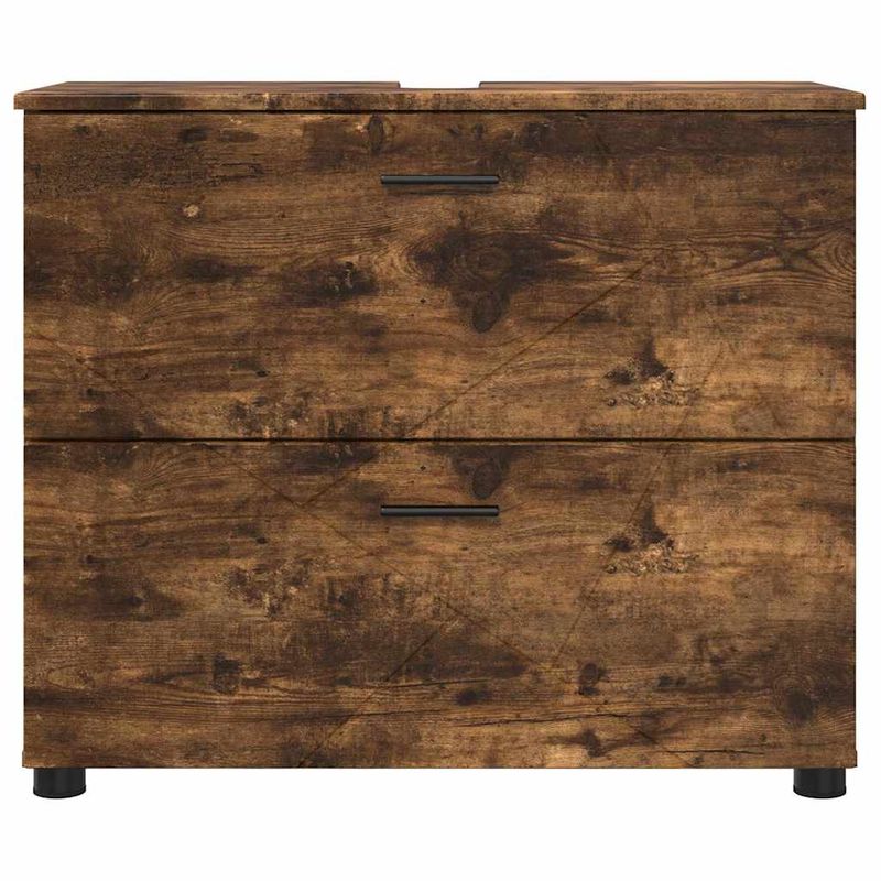 Casa si Gradina - Mobilier - Mobilier baie - Corpuri baie - Dulap de Baie Stejar afumat 76.5 x 35 x 64 cm Lemn compozit - Infinity.ro